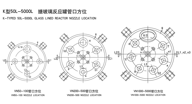 1500L開式搪瓷反應釜參